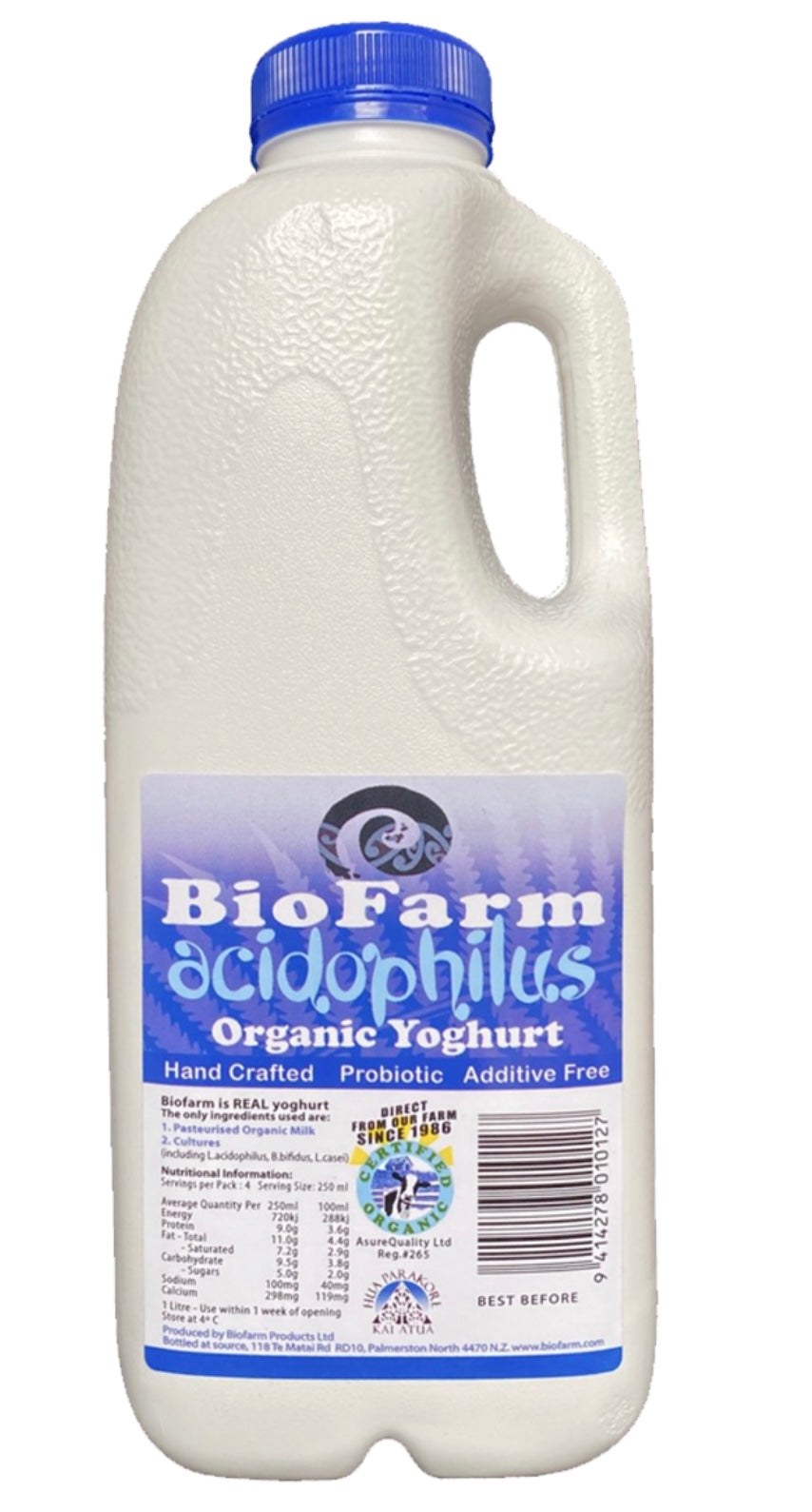 BIOFARM ACIDOPHILUS YOGHURT 1L