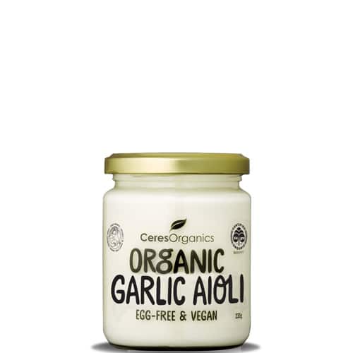 CERES ORGANIC VEGAN GARLIC AIOLI 235G