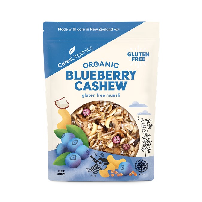 CERES BIO MUESLI BLUEBERRY 400G
