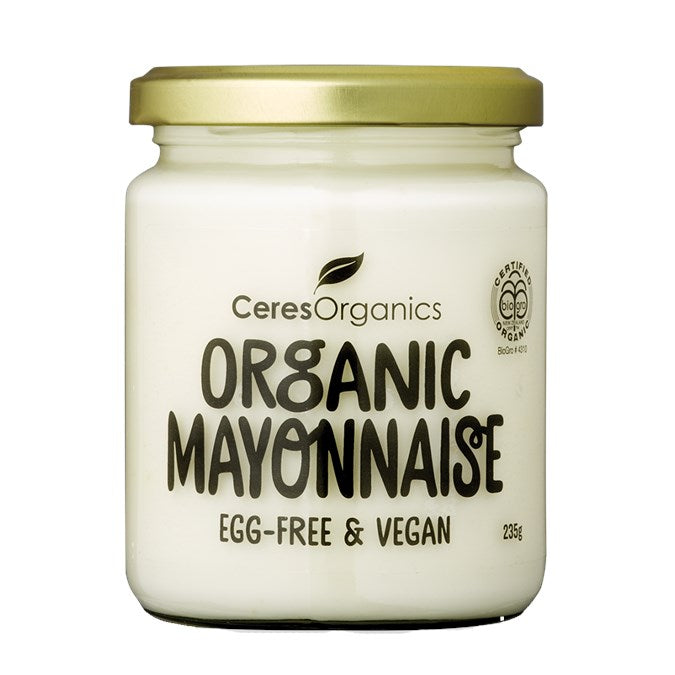 CERES ORGANIC EGG FREE VEGAN MAYONNAISE 235G