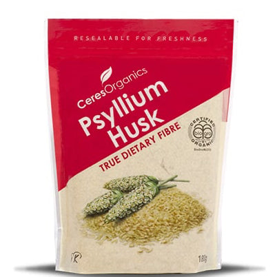 CERES ORGANIC PSYLLIUM HUSKS 180G