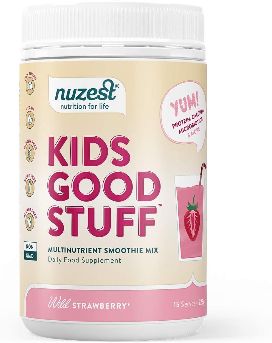 NUZEST KIDS GOOD GREEN STUFF STRAWBERRY 225G