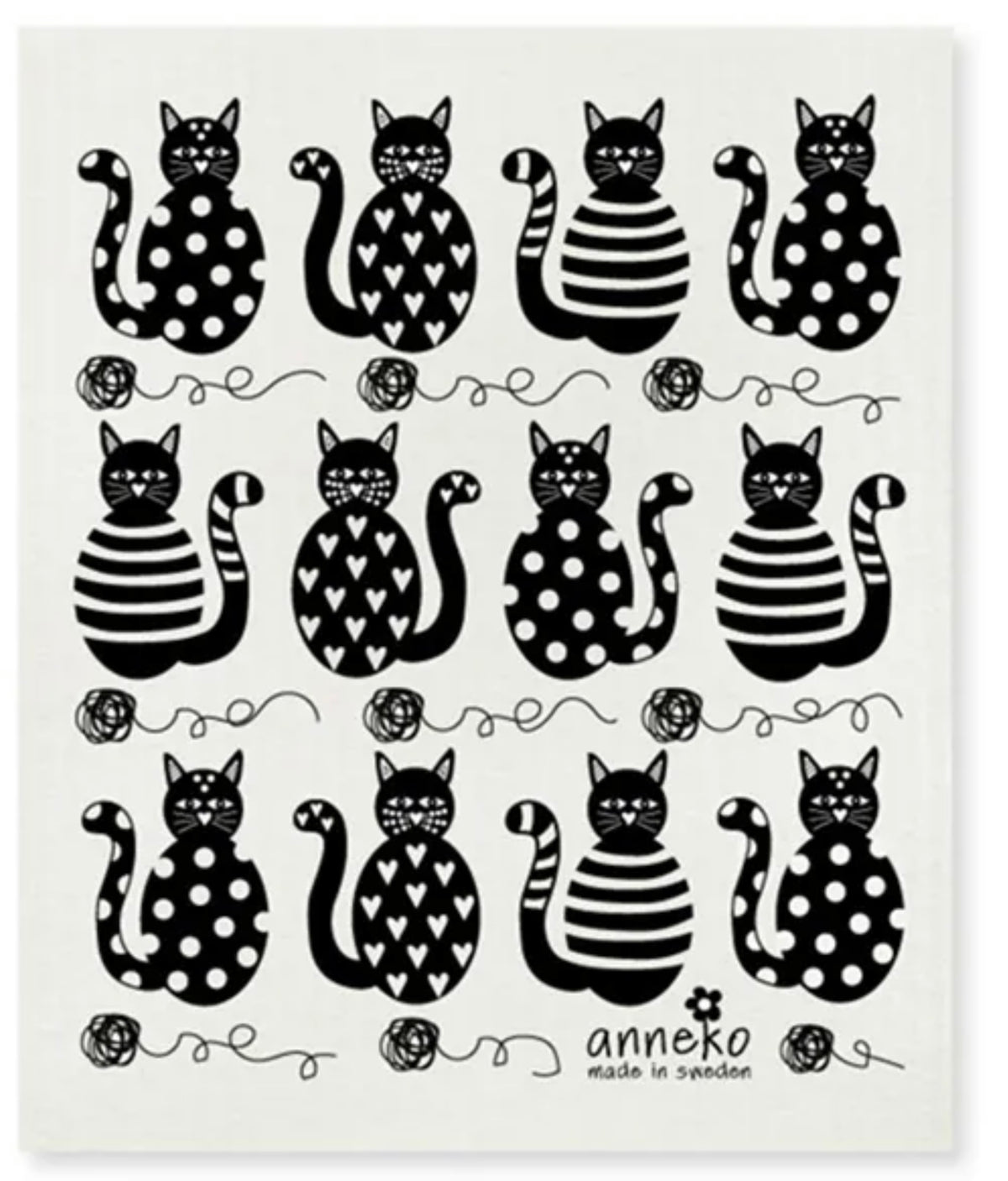 ANNEKO DISH CLOTH CATS