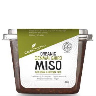 CERES ORGANICS GENMAI SHIRO MISO 300G