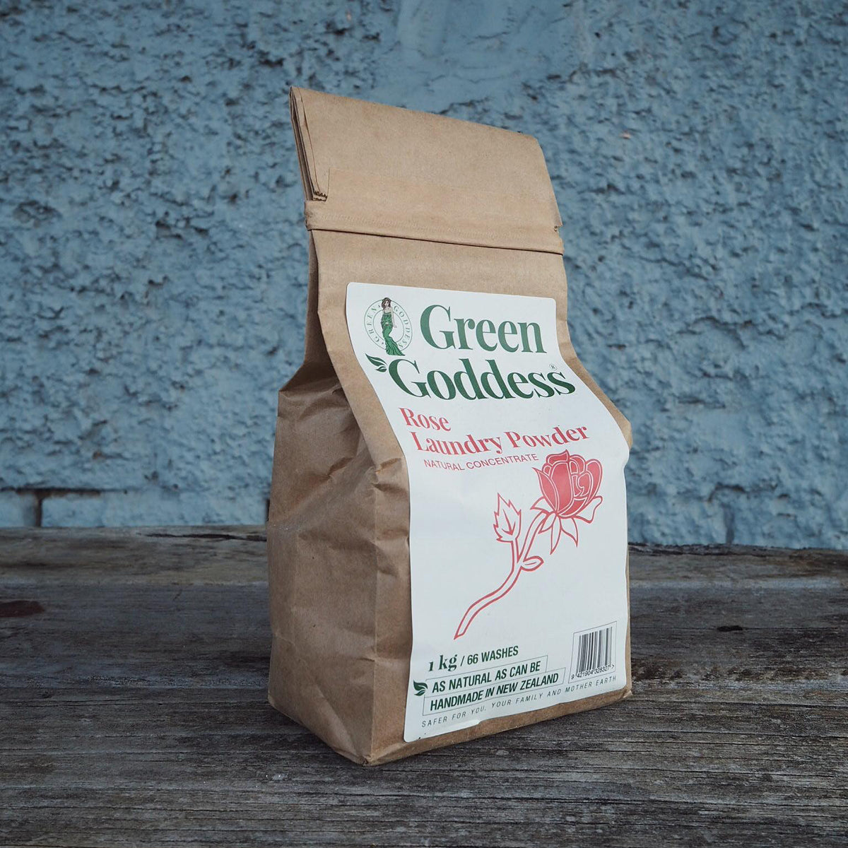 GREEN GODDESS LAUNDRY POWDER ROSE 1KG
