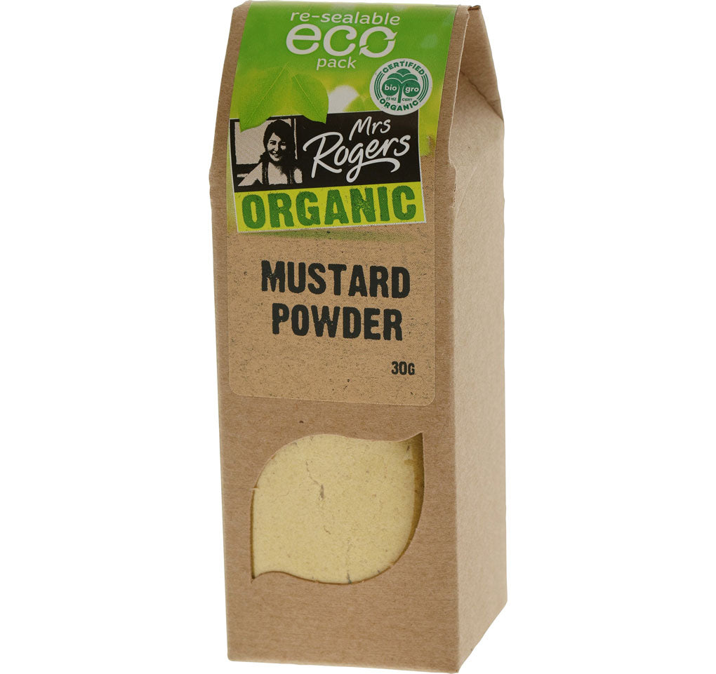 MRS ROGERS ORGANIC MUSTARD POWDER 30G