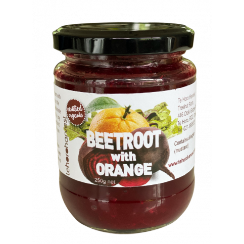 TE HORO HARVEST BEETROOT & ORANGE RELISH 250G