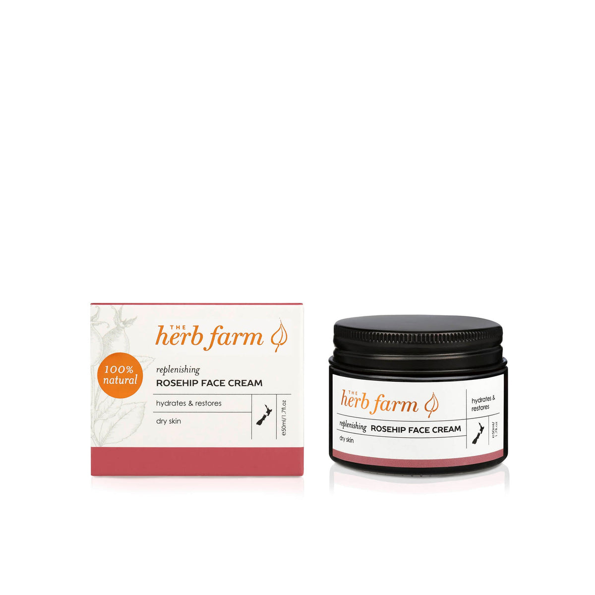 HERB FARM REPLENISHING ROSEHIP FACE CREAM 50ML