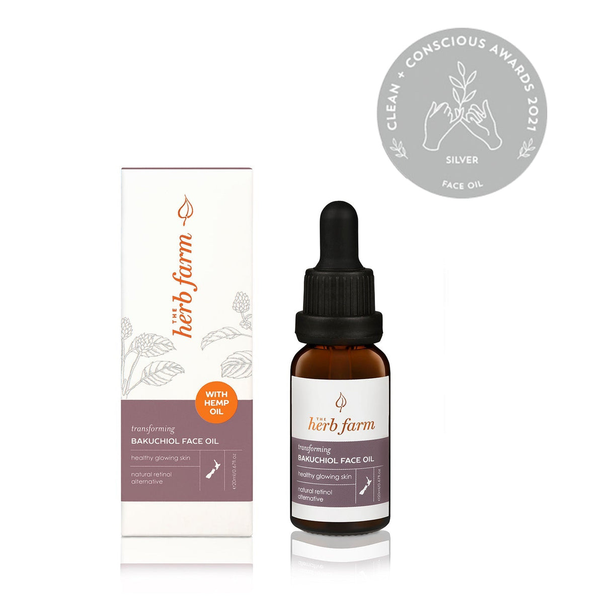 HERB FARM BAKUCHIOL FACE OIL 20ML