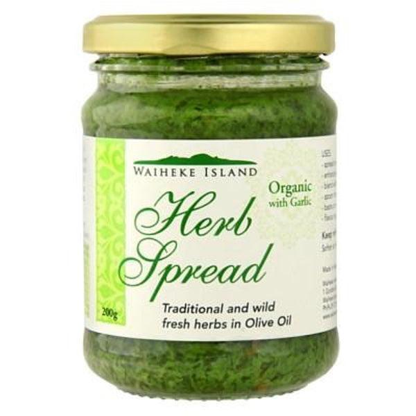 WAIHEKE HERB SPREAD WITH GARLIC 200G