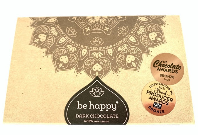 BE HAPPY DARK CHOCOLATE 85G