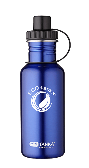 ECO MINI TANKA 600ML BOTTLE SPORT LID BLUE