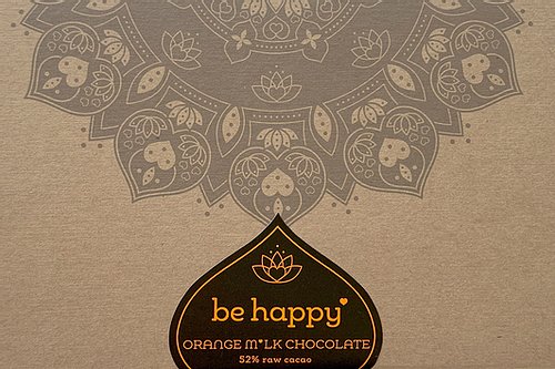 BE HAPPY ORANGE M*LK CHOCOLATE 85G
