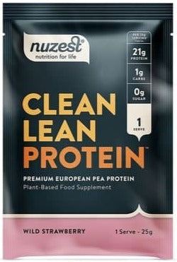 NUZEST CLEAN LEAN PROTEIN POWDER STRAWBERRY 25G SINGLE