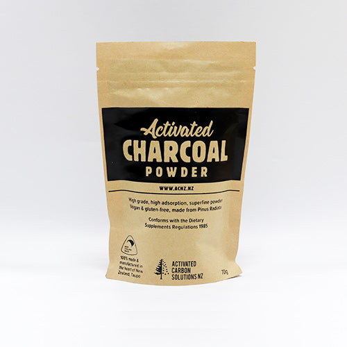 ACTIVATED CARBON NEW ZEALAND CHARCOAL POWDER 70G