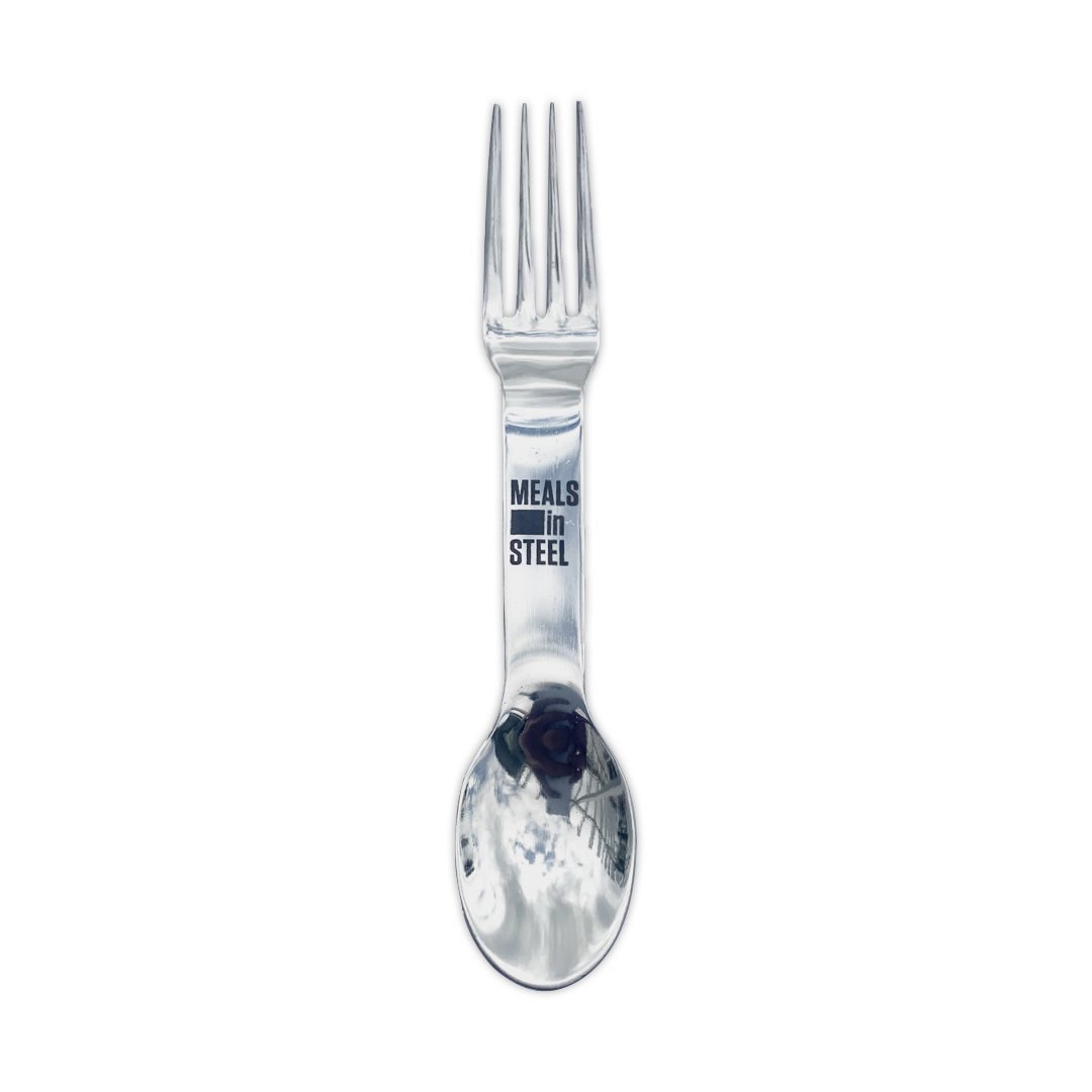 MEALS IN STEEL STAINLESS STEEL SPORK