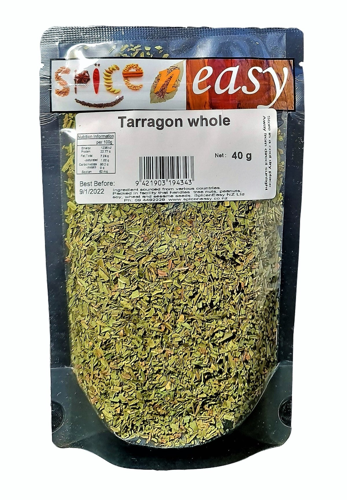 SPICE N EASY DRIED TARRAGON 40G