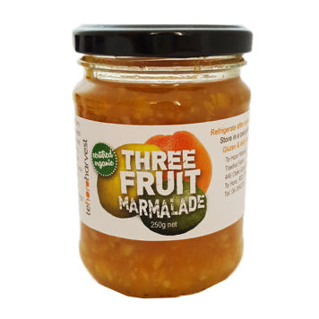 TE HORO HARVEST THREE FRUIT MARMALADE 250G